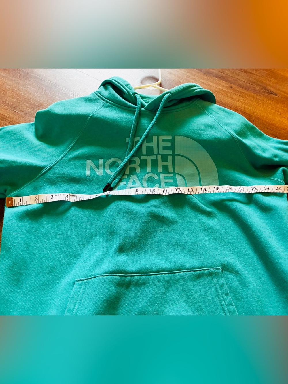 💥Comfy💥The North Face Women’s Teal Crewneck Hoodie - Picture 10 of 14